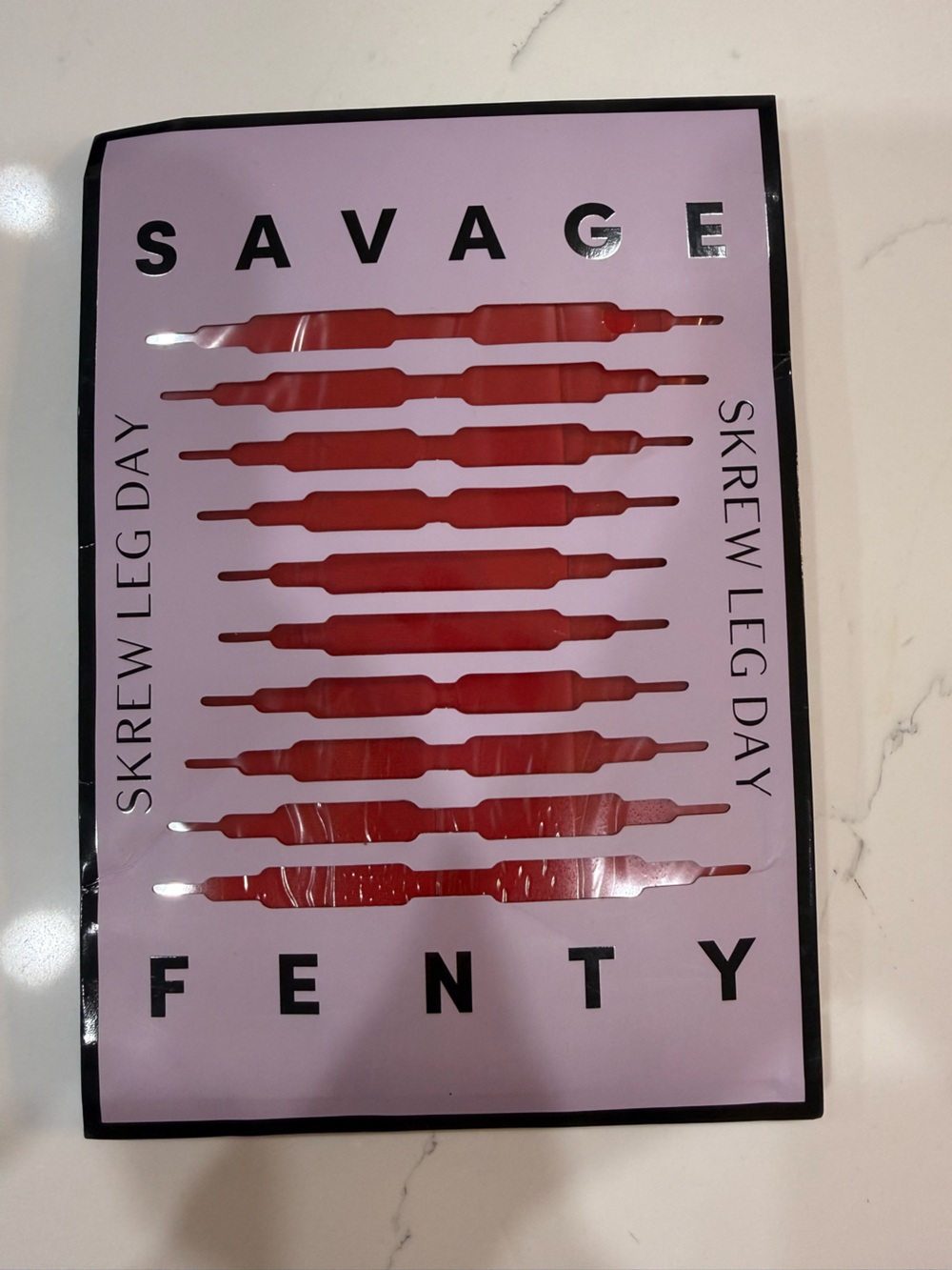 NWT Savage X Fenty Skrew Leg Day Stockings
